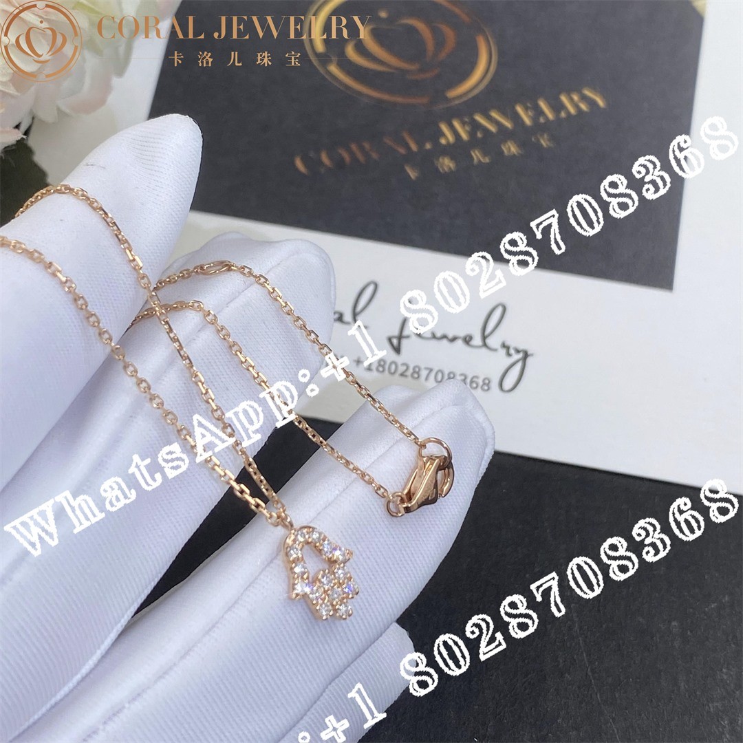 Cartier Symbol Necklace Rose Gold, Diamonds REF.: B3153118