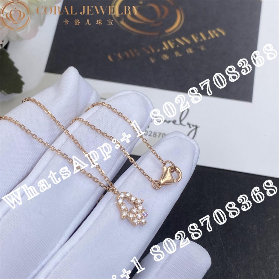 Cartier Symbol Necklace Rose Gold, Diamonds REF.: B3153118