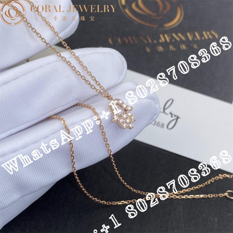 Cartier Symbol Necklace Rose Gold, Diamonds REF.: B3153118