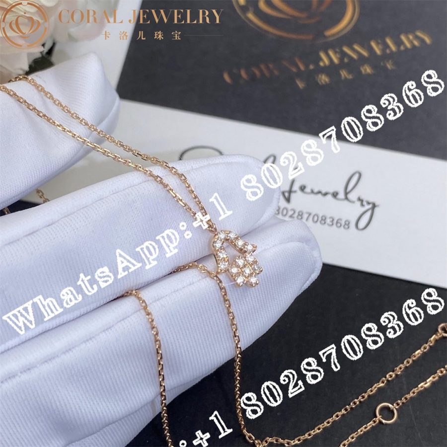 Cartier Symbol Necklace Rose Gold, Diamonds REF.: B3153118