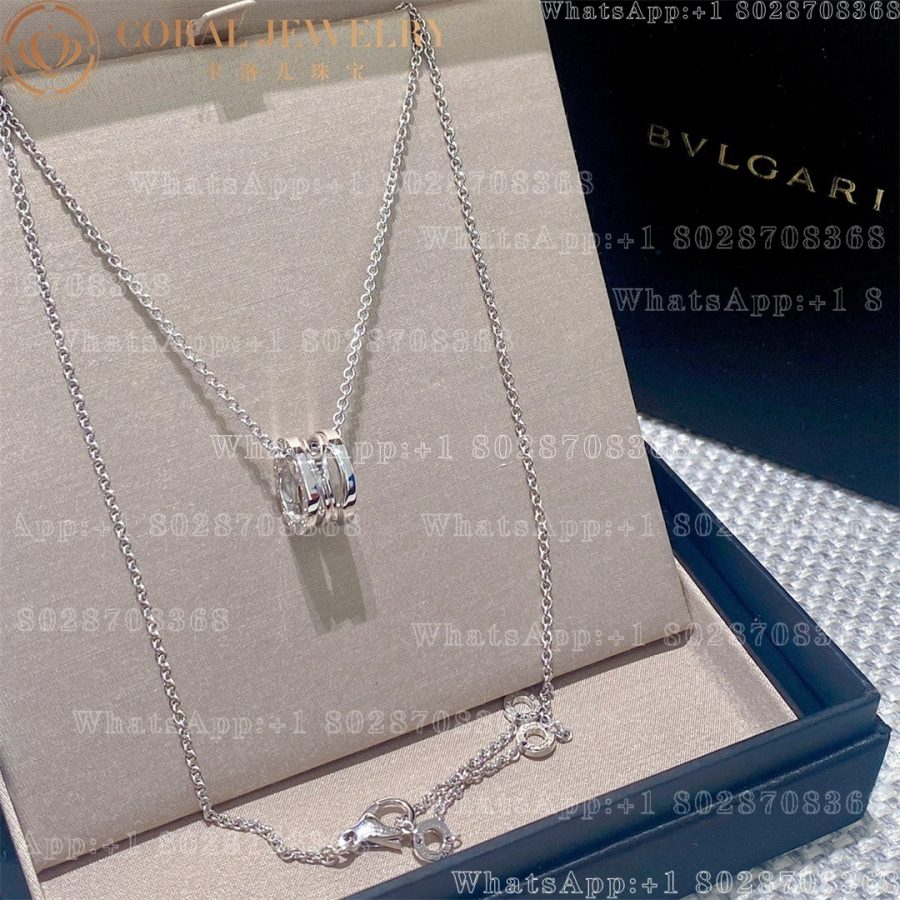 Bulgari B.zero1 pendant necklace in 18 kt white gold Ref.: 54611 CL858287