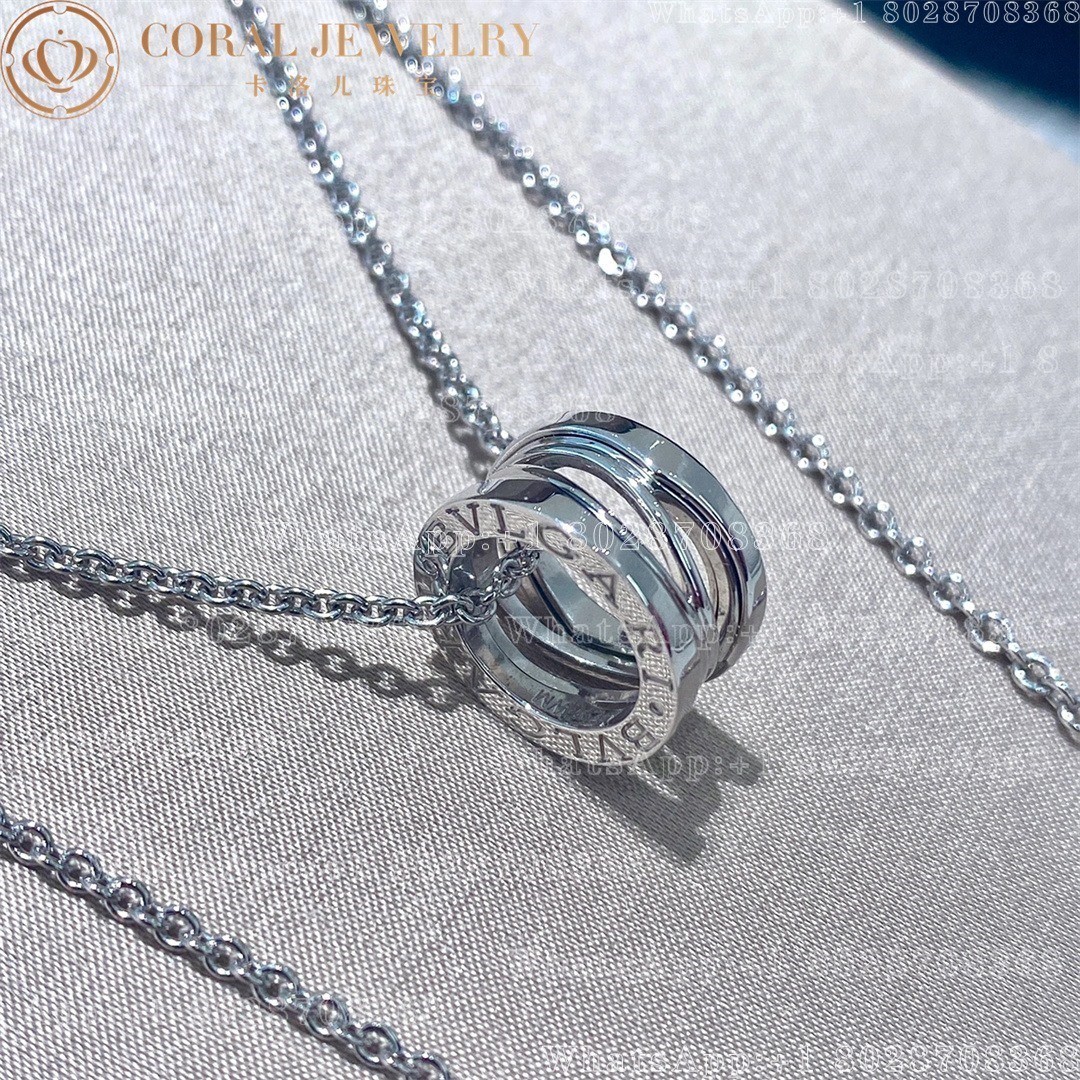 Bulgari B.zero1 pendant necklace in 18 kt white gold Ref.: 54611 CL858287