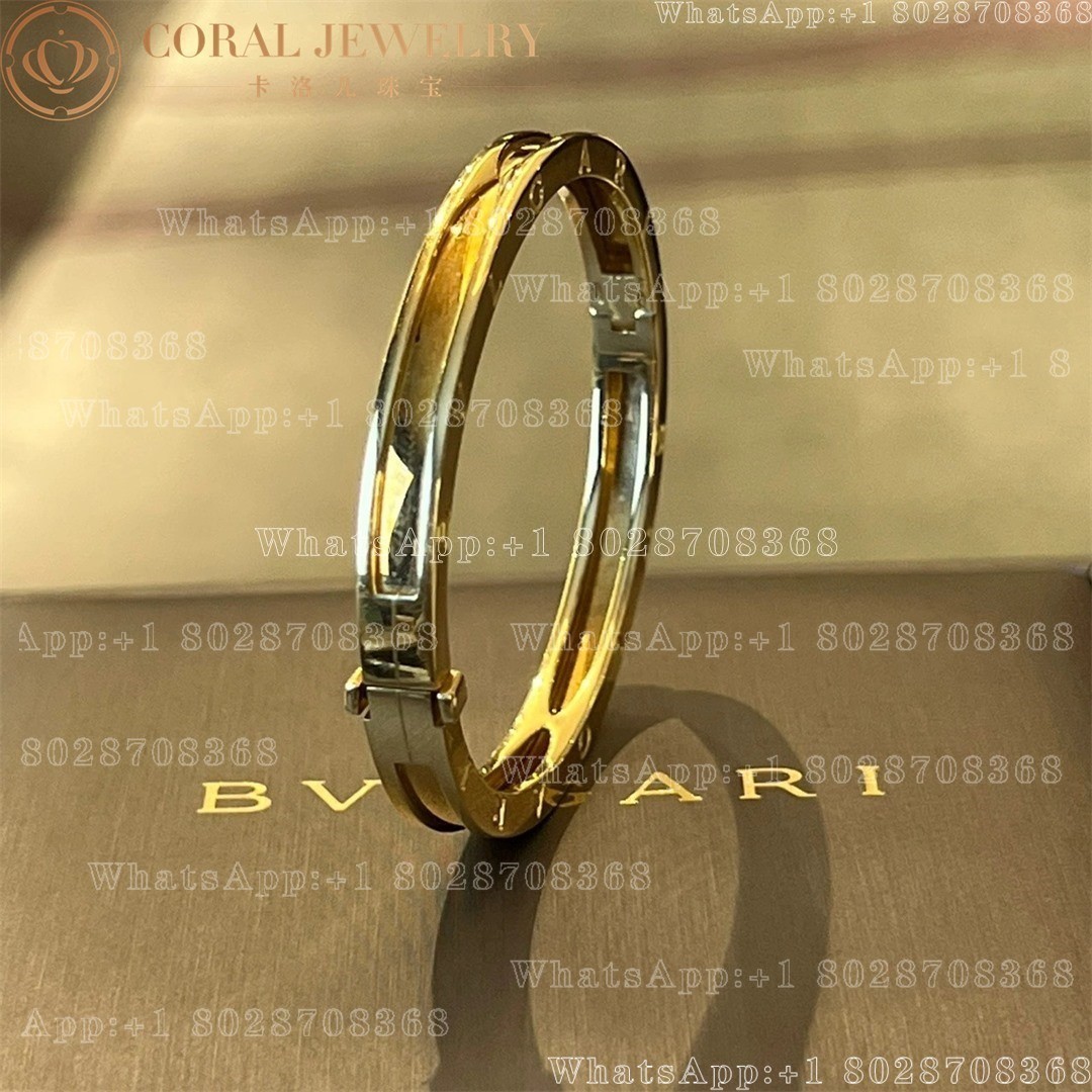 Bulgari B.zero1 bangle bracelet in 18 kt rose gold Ref.: 350942