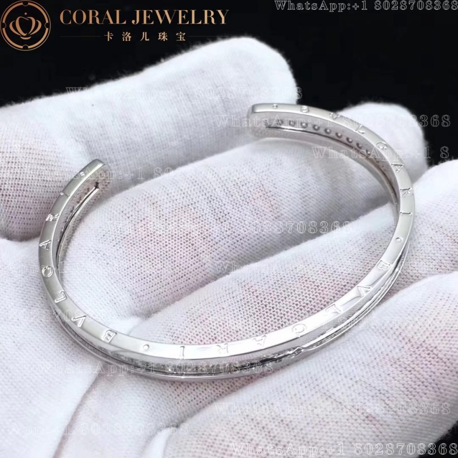 Bulgari B.zero1 bracelet white gold and Diamond Set Bangle BR855525