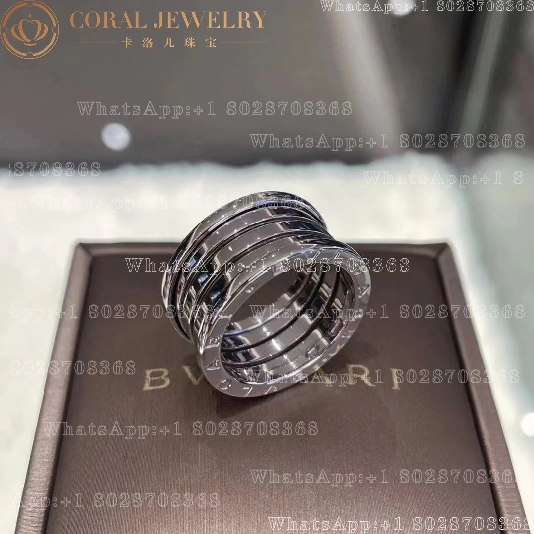 Bulgari B.zero1 four-band ring in 18 kt white gold Ref.: 323552