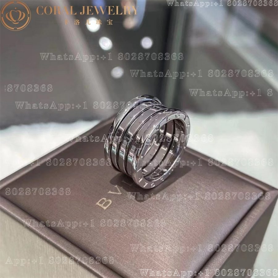 Bulgari B.zero1 four-band ring in 18 kt white gold Ref.: 323552