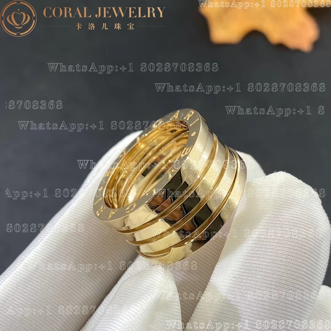 Bulgari B.zero1 four-band ring in 18 kt yellow gold Ref.: 323540