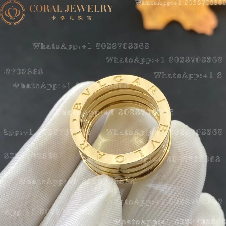 Bulgari B.zero1 four-band ring in 18 kt yellow gold Ref.: 323540