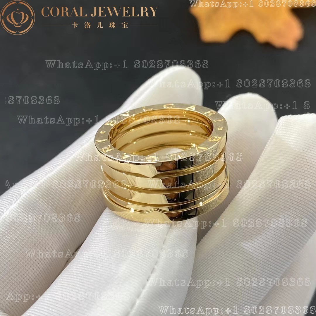 Bulgari B.zero1 four-band ring in 18 kt yellow gold Ref.: 323540