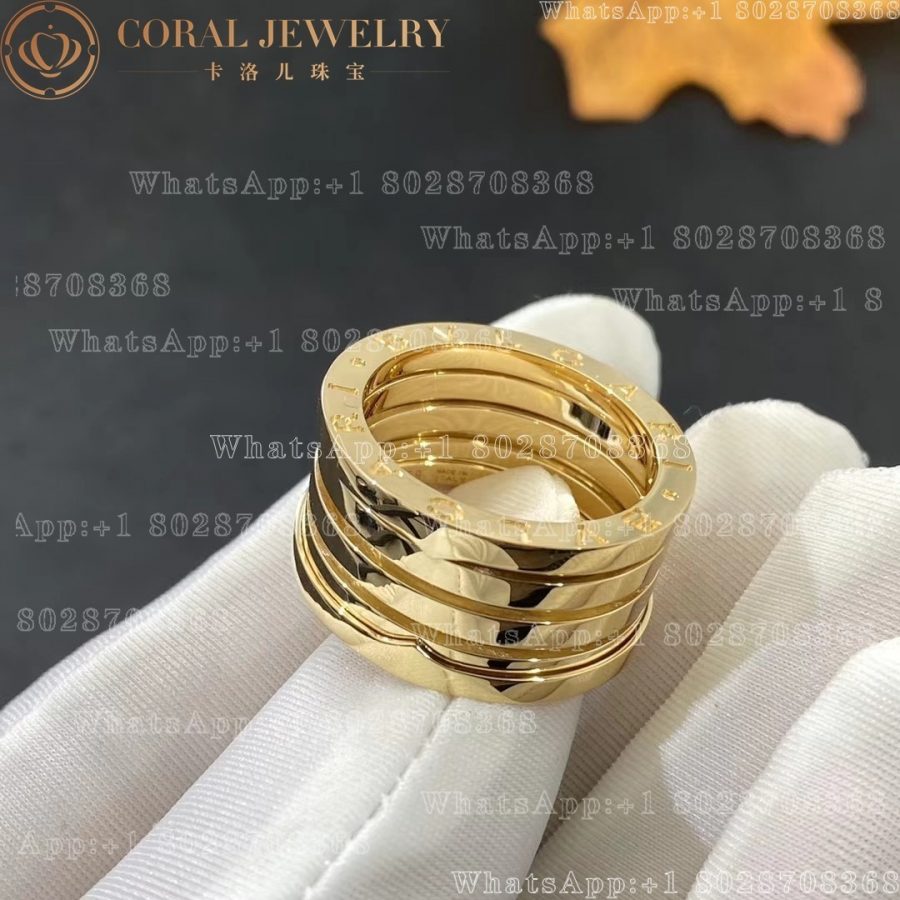 Bulgari B.zero1 four-band ring in 18 kt yellow gold Ref.: 323540