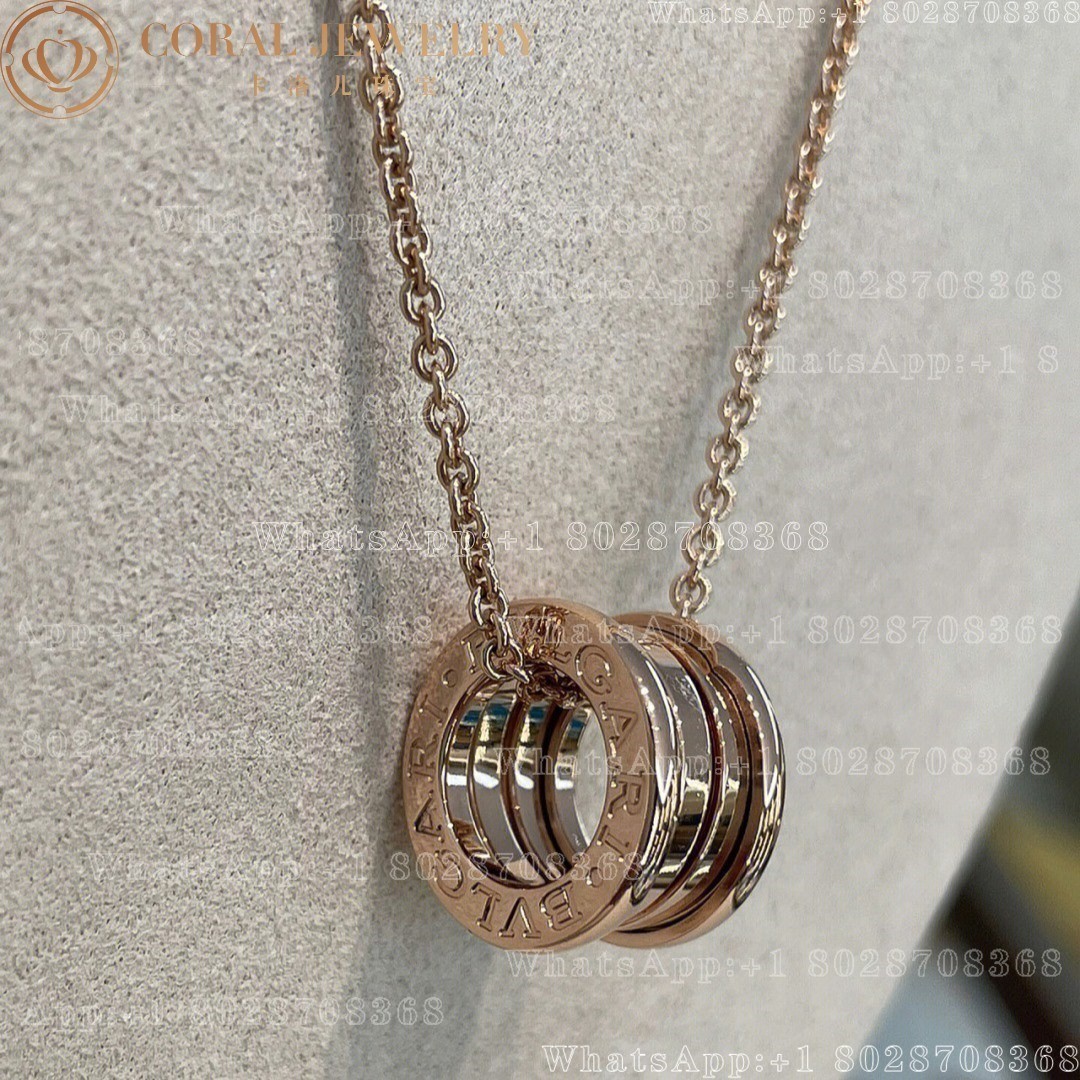 Bulgari B.zero1 pendant necklace in 18 kt rose gold Ref.: 358348