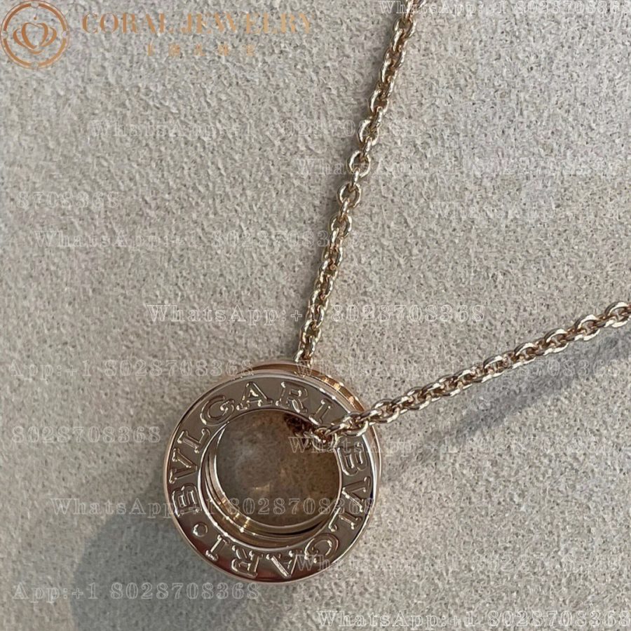 Bulgari B.zero1 pendant necklace in 18 kt rose gold Ref.: 358348