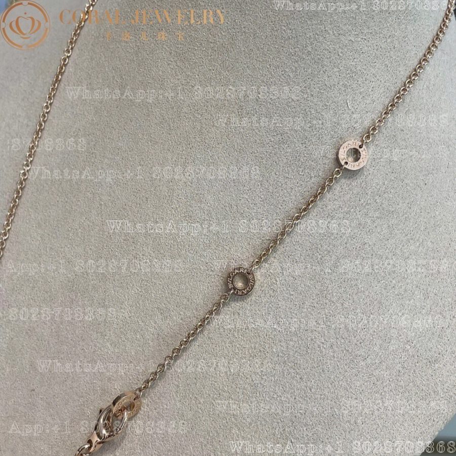 Bulgari B.zero1 pendant necklace in 18 kt rose gold Ref.: 358348