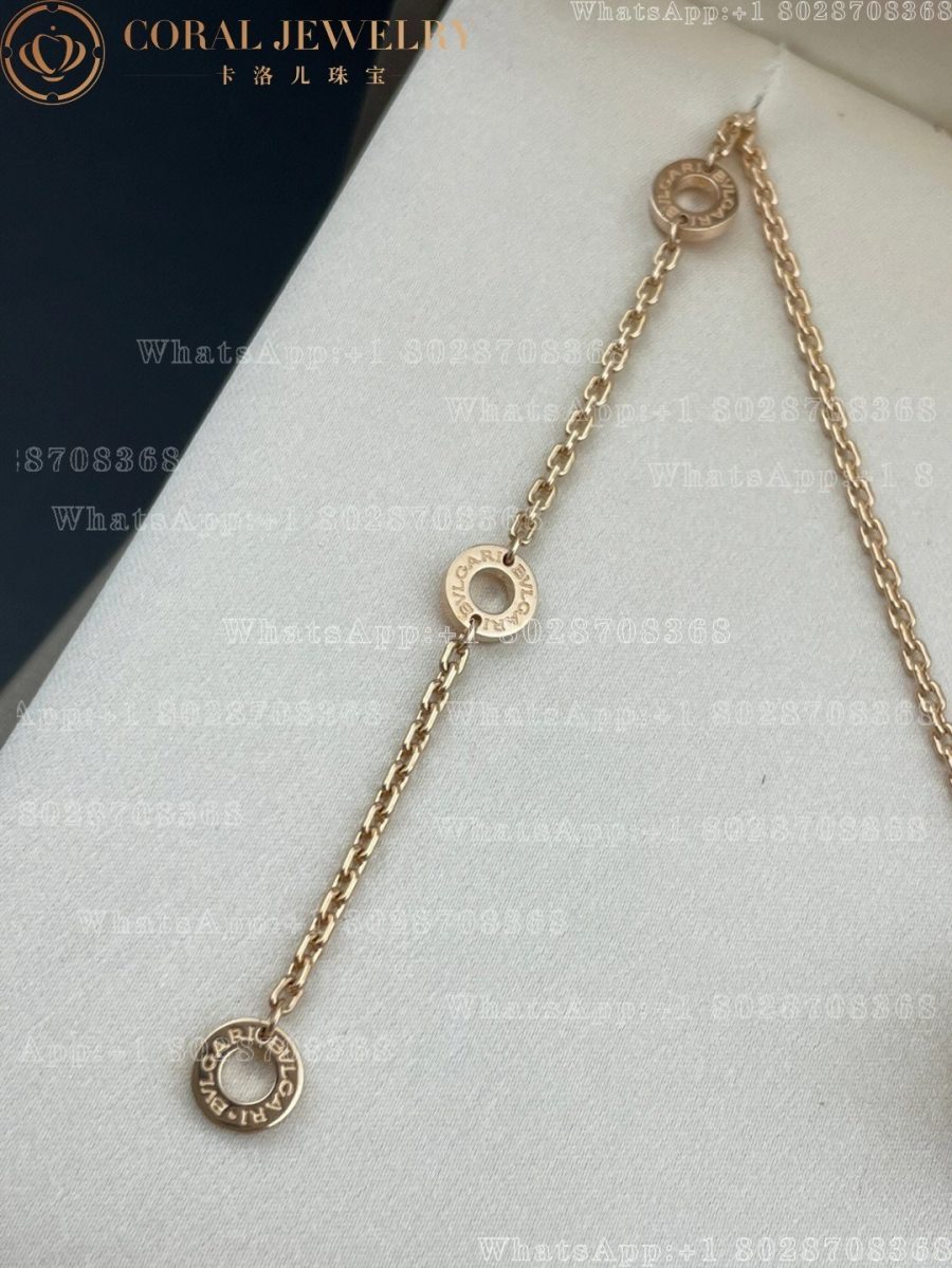 Bulgari B.zero1 Rock 18 kt rose gold necklace with black ceramic Ref.: 358054