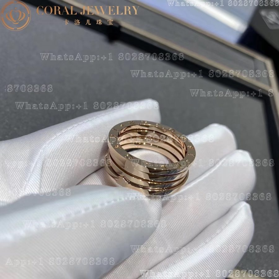 Bulgari B.zero1 three-band ring in 18 kt rose gold Ref.: 335929