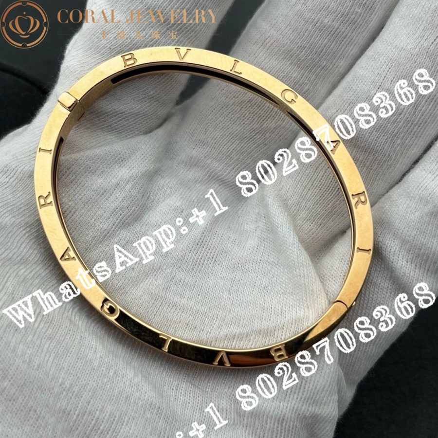 Bulgari B.zero1 bracelet in 18 kt rose gold with black ceramic Ref.: 358044