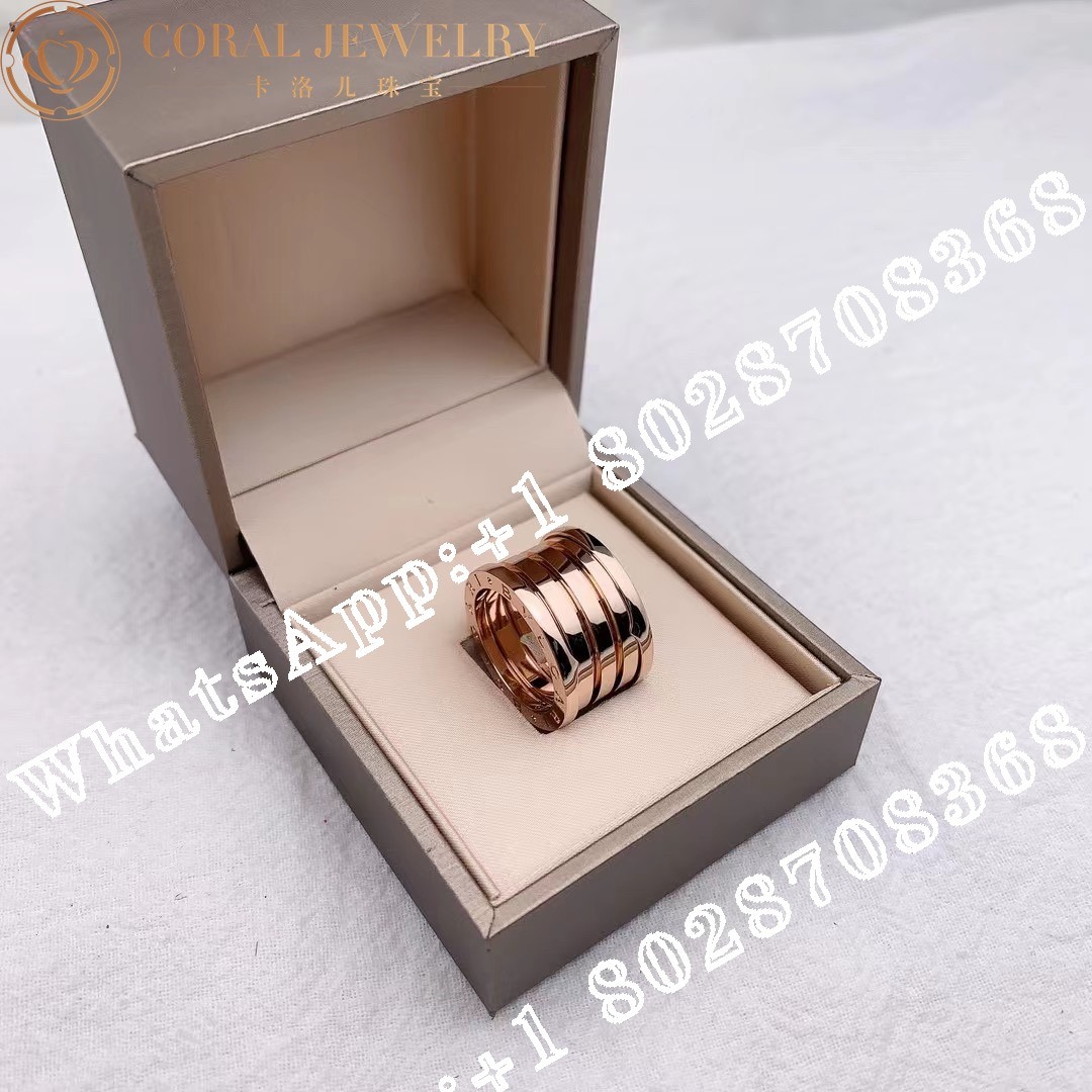 Bulgari B.zero1 four-band ring in 18 kt rose gold Ref.: 348767