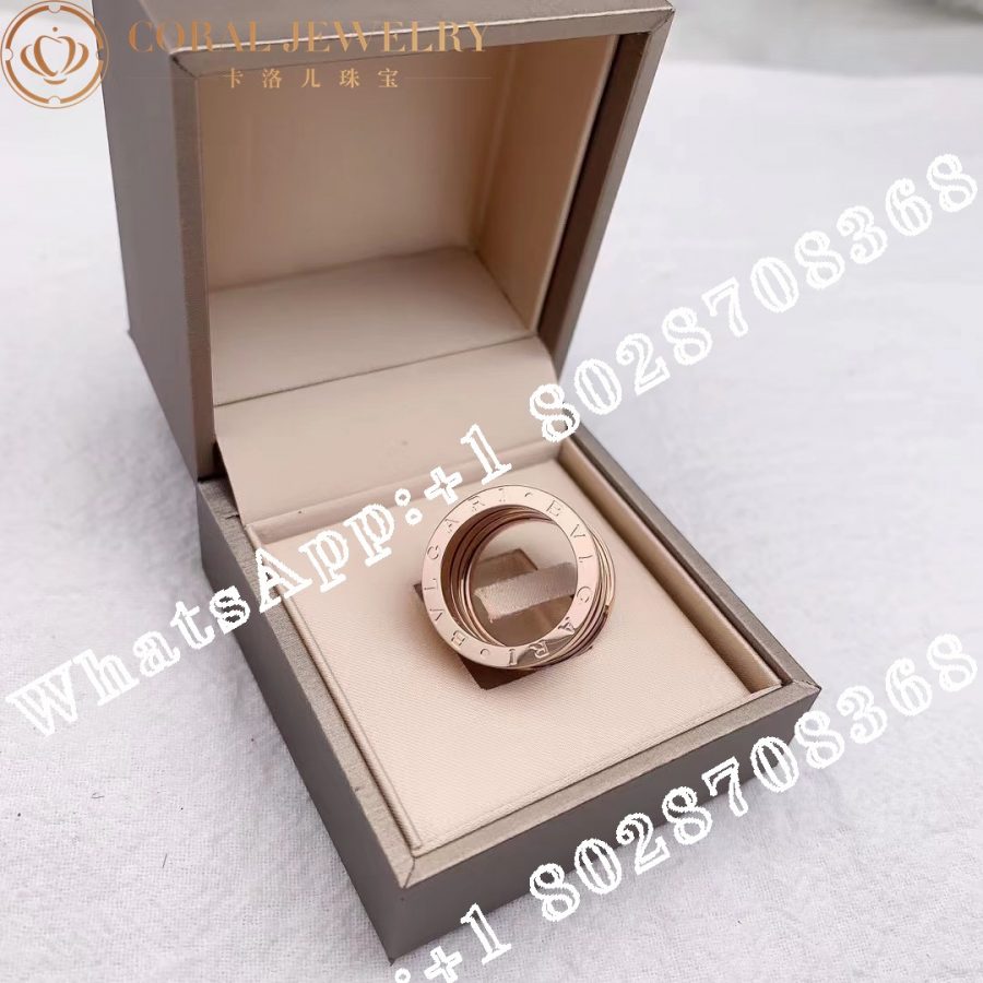 Bulgari B.zero1 four-band ring in 18 kt rose gold Ref.: 348767