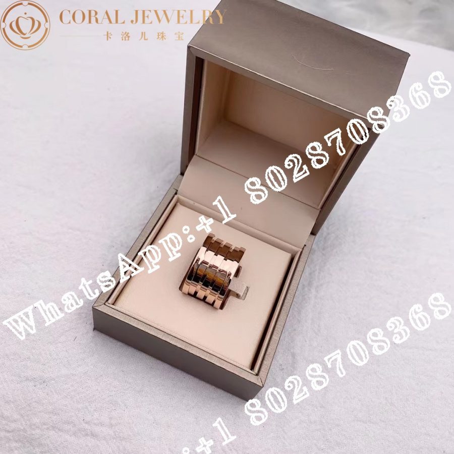 Bulgari B.zero1 four-band ring in 18 kt rose gold Ref.: 348767