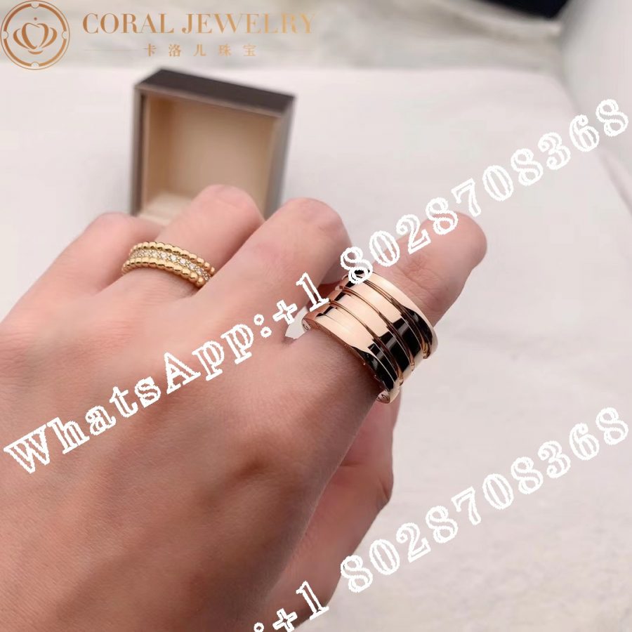 Bulgari B.zero1 four-band ring in 18 kt rose gold Ref.: 348767