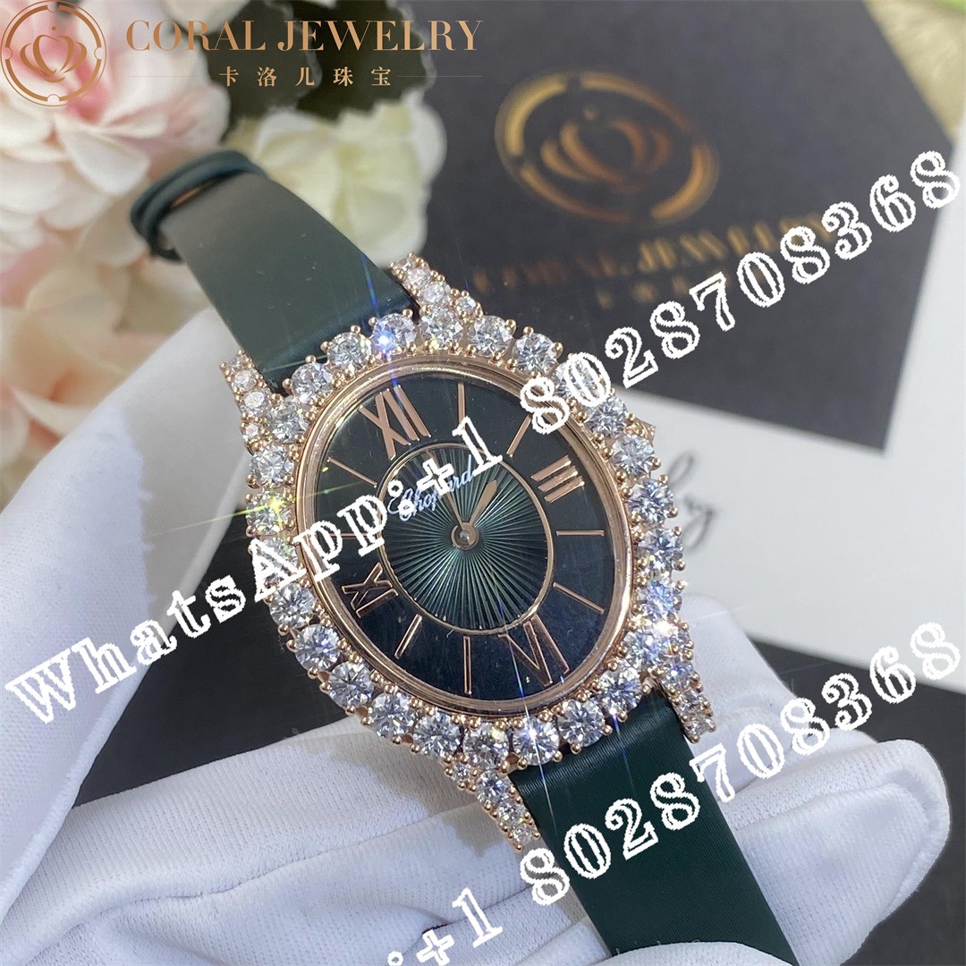 Chopard L’heure Du Diamant Oval Medium 18-carat Rose Gold and Diamonds Ref. Number: 139383-5009