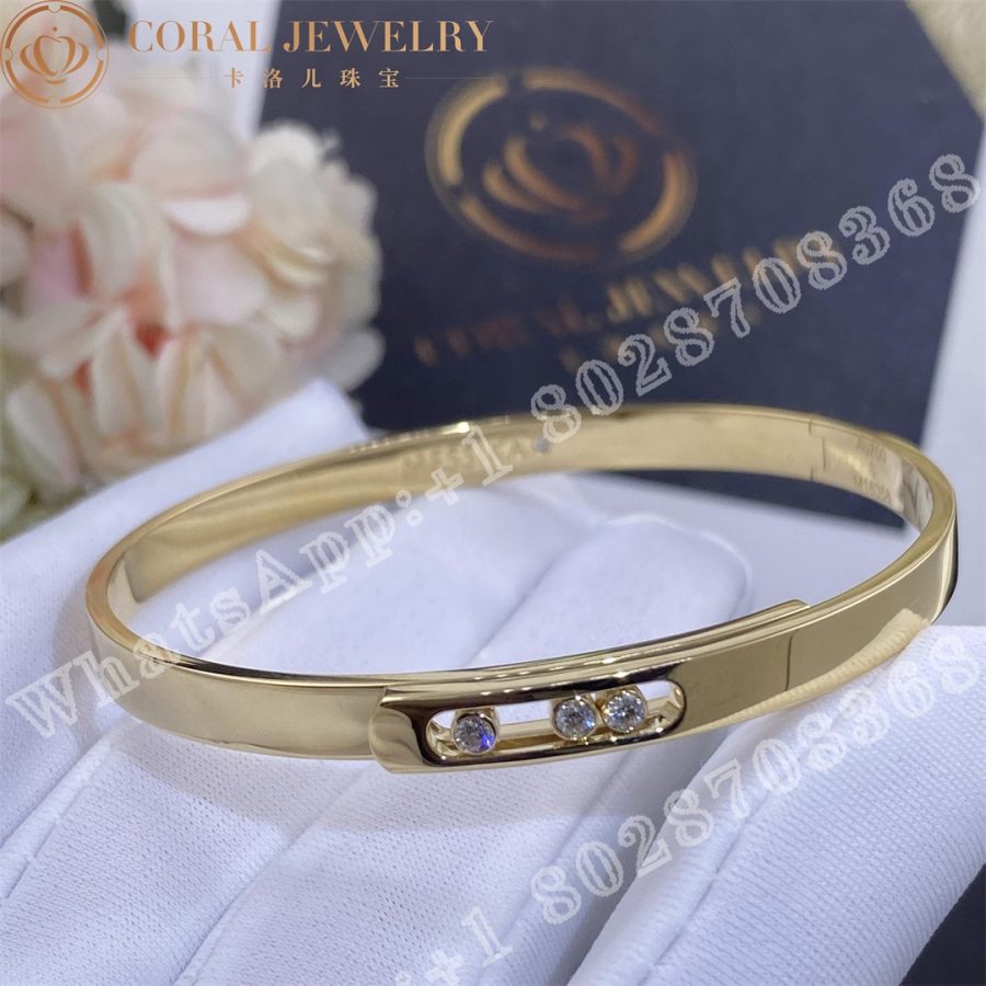 Messika Move Noa Bangle Sm Yellow Gold Diamond Bracelet 10092 Yg Coral (1)