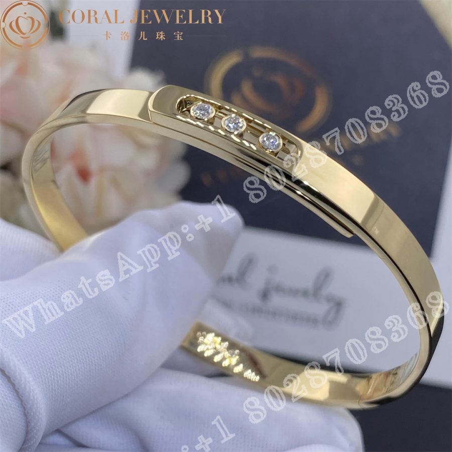 Messika Move Noa Bangle Sm Yellow Gold Diamond Bracelet 10092 Yg Coral (5)