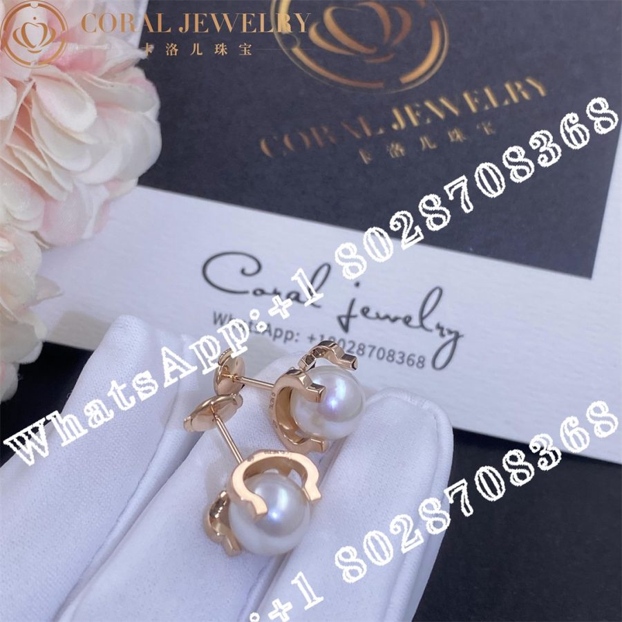 Cartier C de Cartier Earrings Rose Gold, Pearl Ref. B8041700