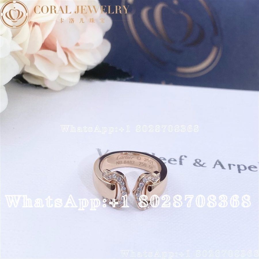 Cartier C de Cartier Ring Rose Gold, Daimonds Ref. B4073800