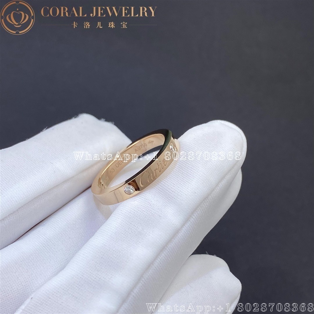 Cartier C de Cartier Ring Rose Gold, Daimonds Ref. B4077800