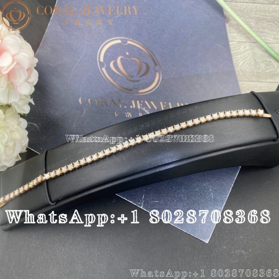 Cartier Essential Lines Bracelet Rose Gold, Diamonds Ref. N6708217