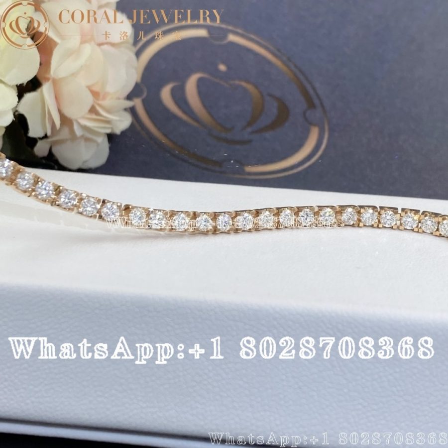 Cartier Essential Lines Bracelet Rose Gold, Diamonds Ref. N6708217