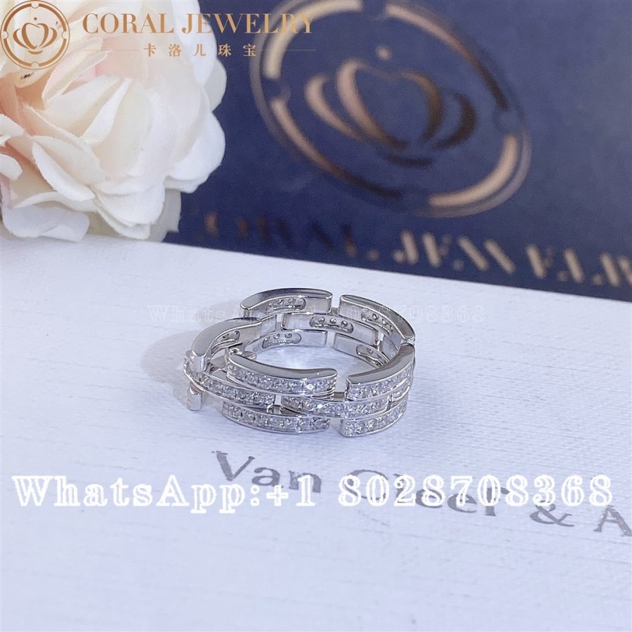 Cartier Maillon Panthere Ring 18k White Gold Diamond N4248300