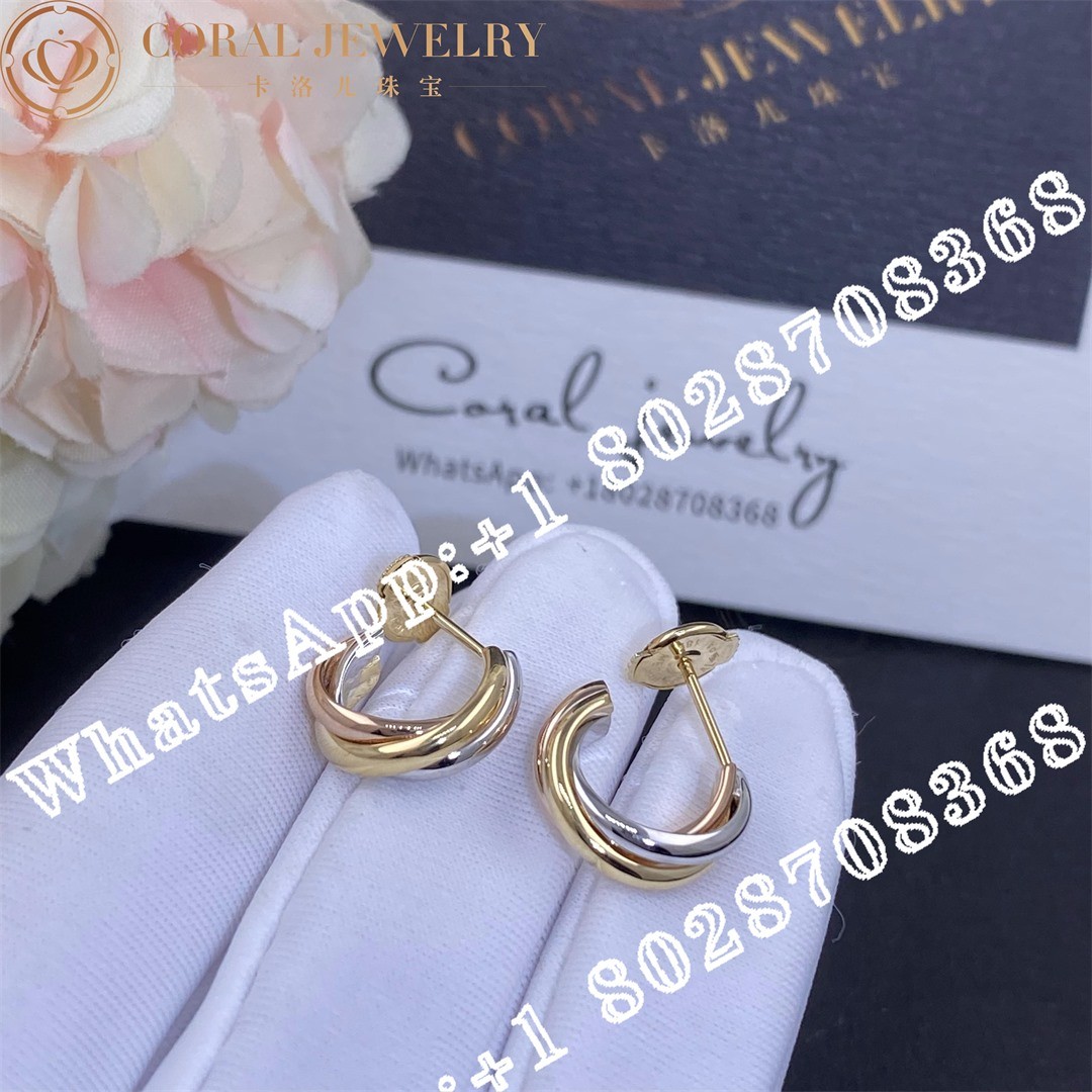 Cartier Trinity Earrings White Gold, Yellow Gold, Rose Gold Ref. B8017100