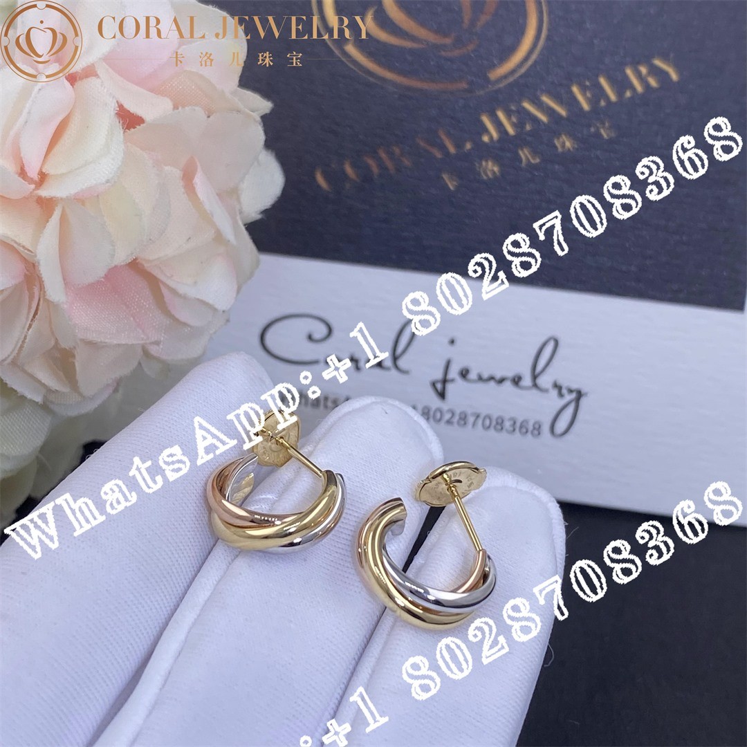 Cartier Trinity Earrings White Gold, Yellow Gold, Rose Gold Ref. B8017100