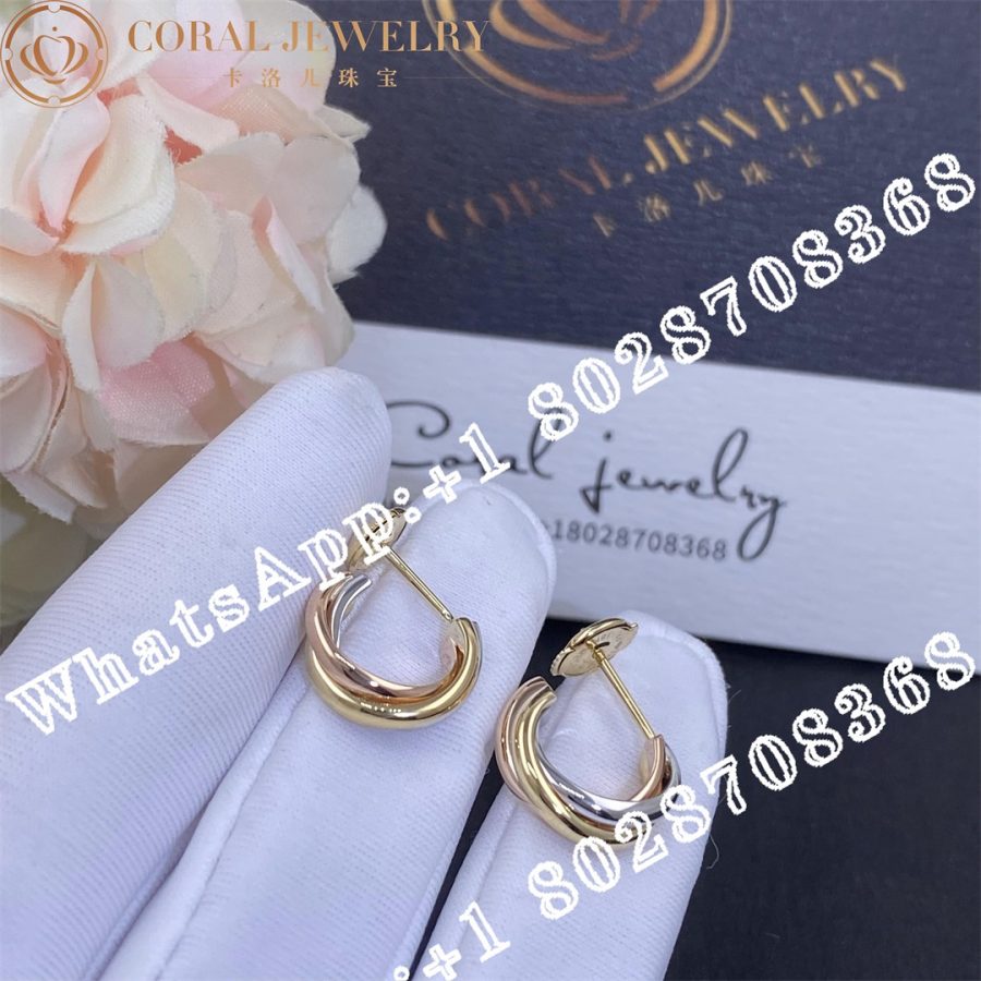 Cartier Trinity Earrings White Gold, Yellow Gold, Rose Gold Ref. B8017100