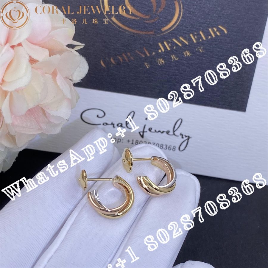 Cartier Trinity Earrings White Gold, Yellow Gold, Rose Gold Ref. B8017100