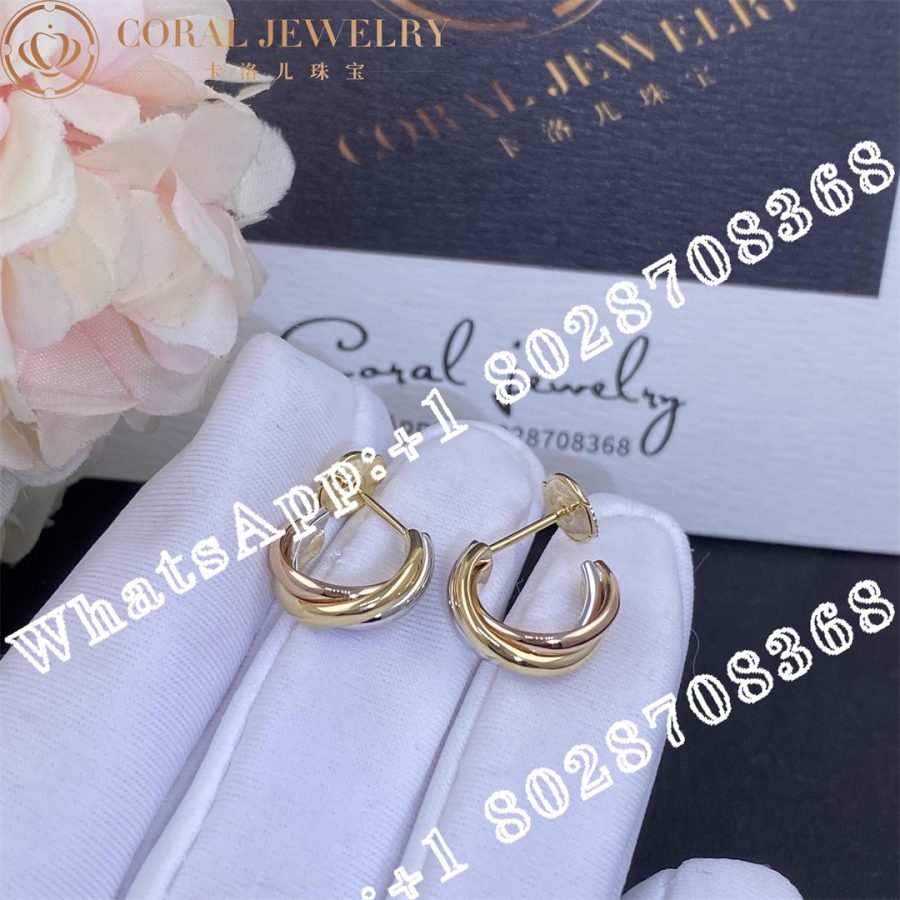 Cartier Trinity Earrings White Gold, Yellow Gold, Rose Gold Ref. B8017100