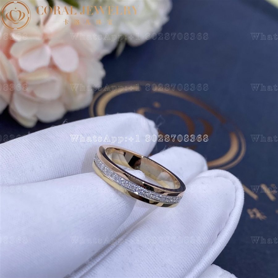 Cartier Trinity Ring White Gold, Yellow Gold, Rose Gold, Diamonds REF.: B4052900