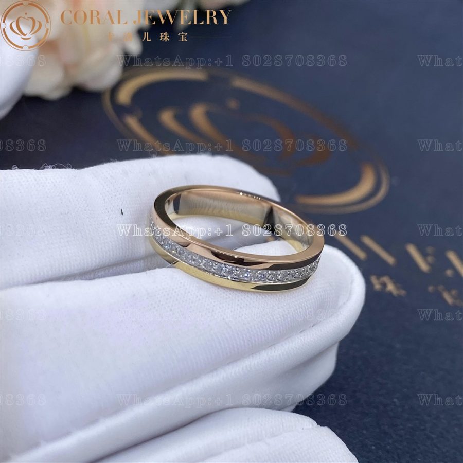 Cartier Trinity Ring White Gold, Yellow Gold, Rose Gold, Diamonds REF.: B4052900