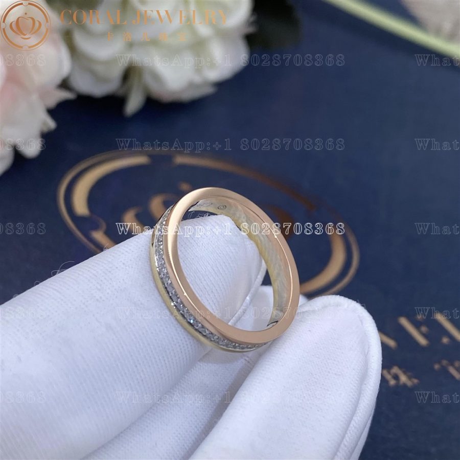 Cartier Trinity Ring White Gold, Yellow Gold, Rose Gold, Diamonds REF.: B4052900