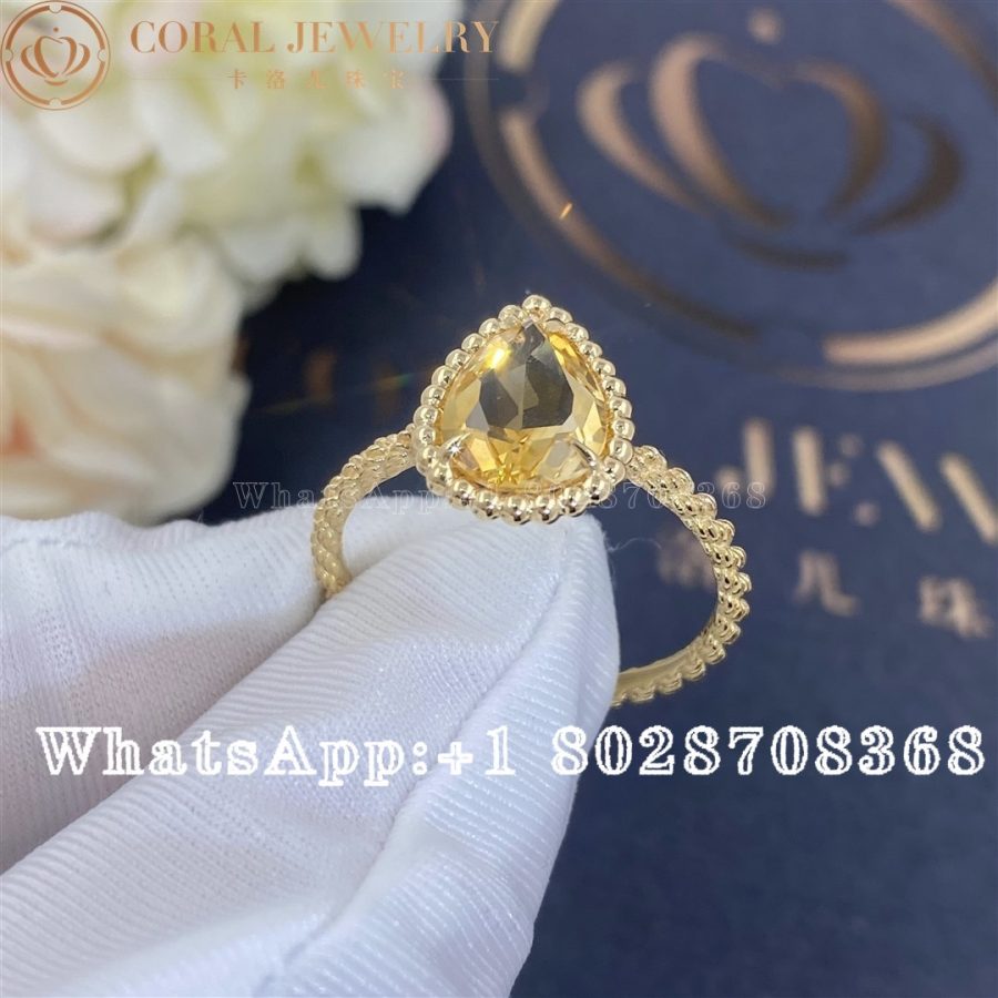 Boucheron Boucheron Serpent Bohème Couleur Yellow Gold Citrine Ring JRG02702