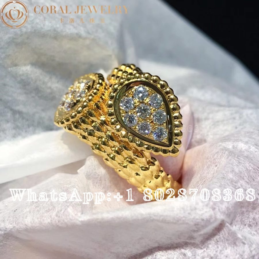 Boucheron Serpent Bohème Toi et Moi Ring S Motif JRG04BAB1