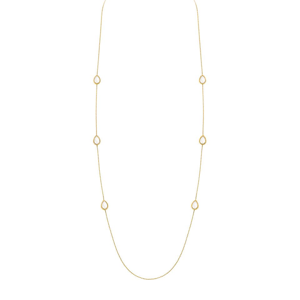 Boucheron Serpent Boheme Yellow Gold Pearl Necklace Jcl00970