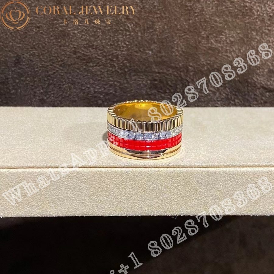 Boucheron Quatre Red Edition Large Ring Jrg03021 Coral (2)