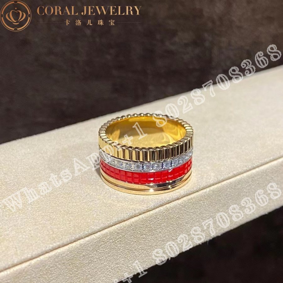 Boucheron Quatre Red Edition Large Ring Jrg03021 Coral (4)