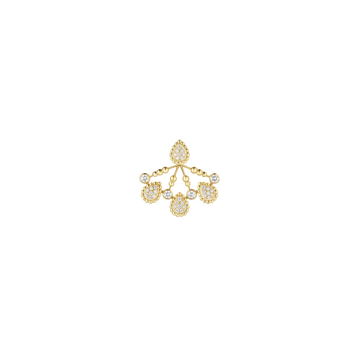 Boucheron Serpent Bohème Solarité Stud Earring, 4 Motifs JCO01580