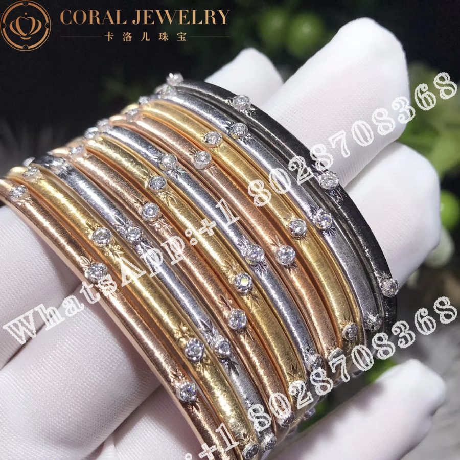 Buccellati Macri Classica Bracelet In Yellow And White Gold Set With Diamonds Jaubra014996 Coral (14)