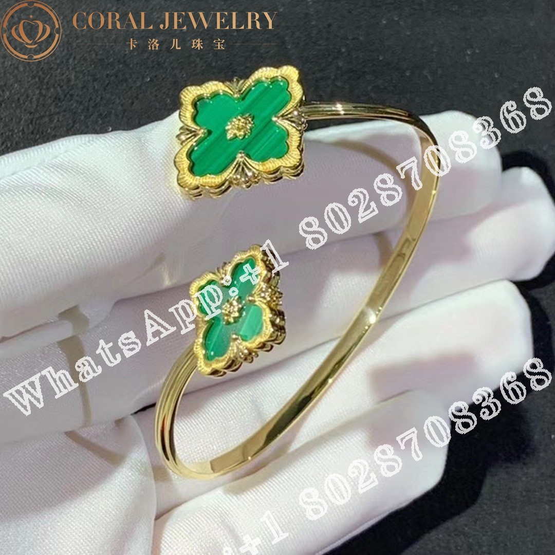 Buccellati 18k Gold Opera Color Bracelets in Malachite