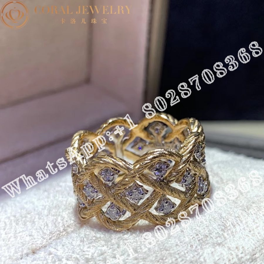 Buccellati Étoilee Eternelle in yellow and white gold set with diamonds JAURIN004265